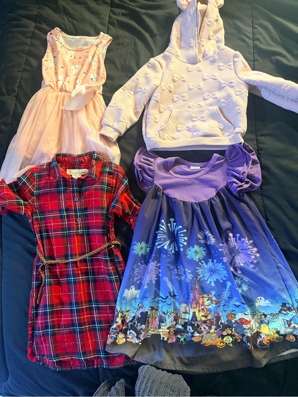 Girls 4 Pack Mixed Clothing Bundle Size 4T